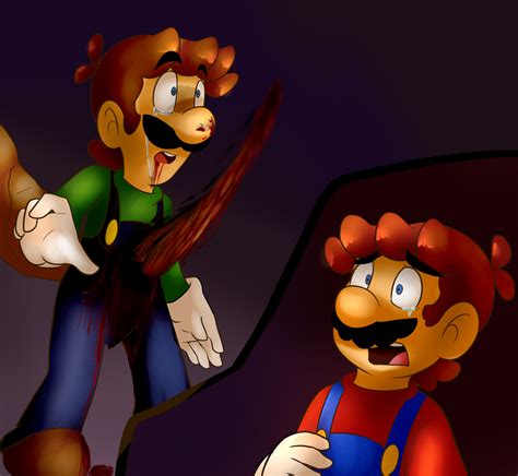 luigi mario bros|mario bros luigi death image.